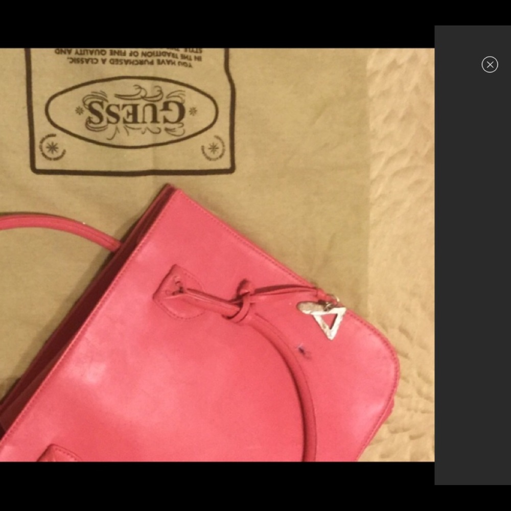 New Guess handbag Hot Pink 💕 - Picture 4 of 8